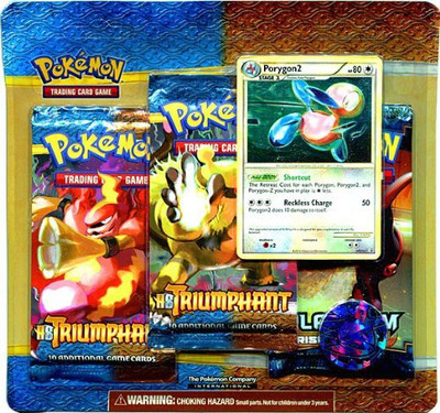 

Pokemon Legend Hs Triumphant Special Edition 3 Booster Packs 1 Rand(Multicolor)