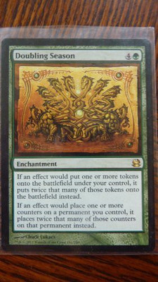 Magic: the Gathering Doubling Season Modern Masters(Brown)