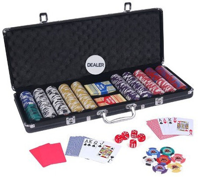 

Casinoite 500 Rodeo Cowboy's Clay Poker Chip Set Toy(Multicolor)