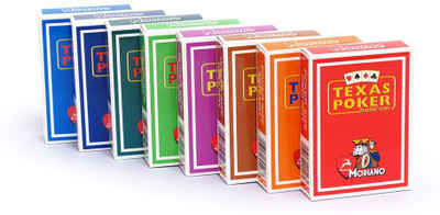 

Modiano Texas Poker pack Of 24-3 Colours Each(Assorted)