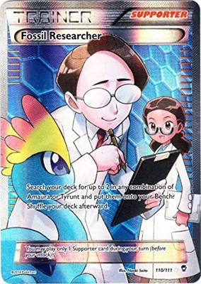 

Pokemon Fossil Researcher (110/111) Xy Furious Fists Holo(Blue)