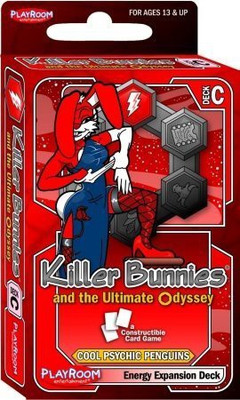 

Playroom Entertainment Killer Bunnies Odyssey Energy Expeansion Deck C(Red)