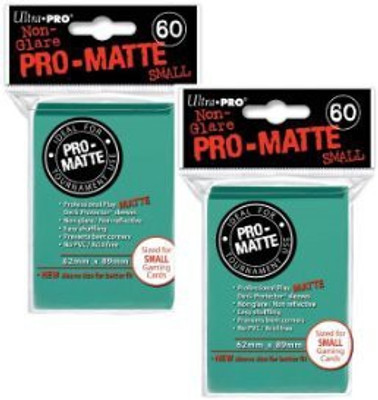 

Ultra Pro Promatte Small (120 Count) Aqua Deck Protector Sleeves(Green)