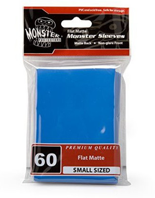 

Monster Protectors Sleeves Monster Protector Sleeves Smaller Size Flat Matte(Blue)