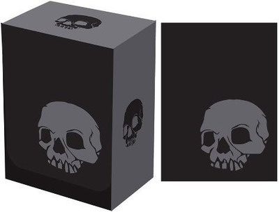 

Legion Supplies Legion Iconic Black Skull Deck Box + 100 Matching Sleeves(Black)