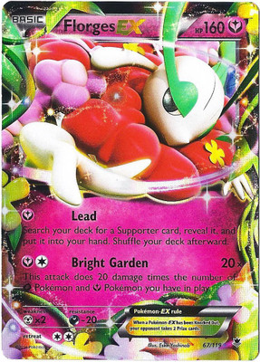 

Pokemon Florges Ex Xy Phantom Forces(Pink)