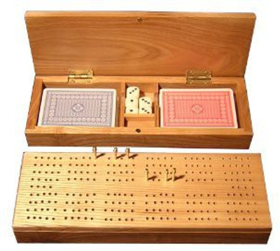 

Square Root Cribbage box with Cards(Multicolor)