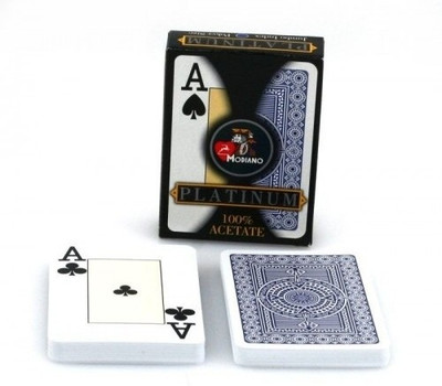 

Modiano Platinum Playing Cards Blue