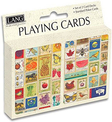 

Perfect Timing Puzzles Lang Vintage Stamps Playing Tim Coffey (Set Of 2)(Multicolor)