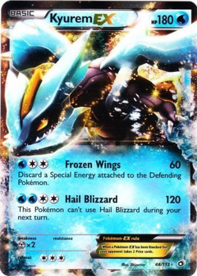

Pokemon Kyurem Ex (44/113) Legendary Treasures Holo(Blue)