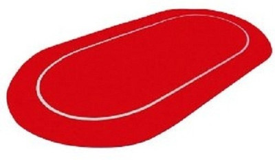 

Casinoite Red Rubber Poker Felt Layout