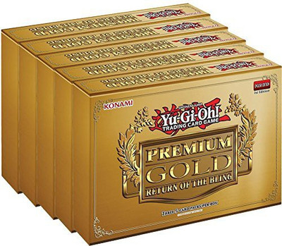 

Yu-Gi-Oh! Yugioh Premium Gold Return Of The Bling Display Box(Gold)