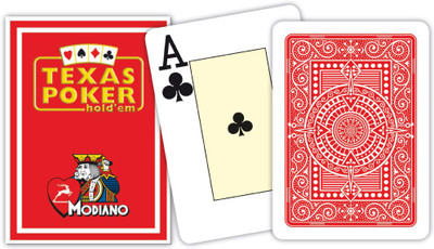

Modiano Texas Poker Jumbo cards Pack of 8(All colours)
