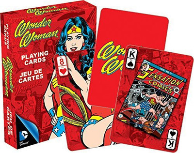 

Aquarius Dc Wonder Woman Retro Playing Cards(Red)