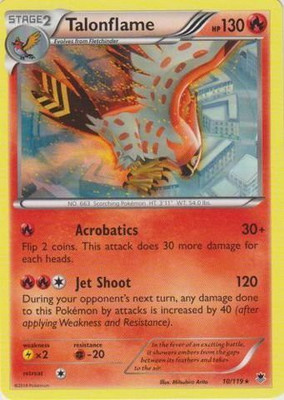 

Pokemon Talonflame (10/119) Xy Phantom Forces(Red)