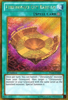 

Yu-Gi-Oh! Chronomaly City Balon (Pglden008) Premium Gold 1St Edition(Multicolor)