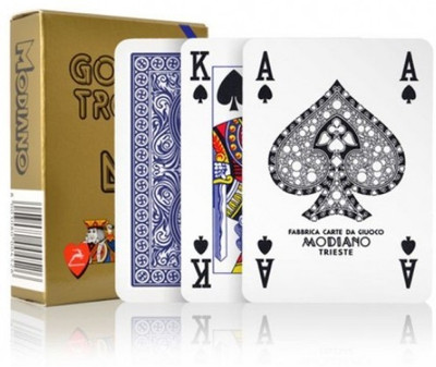 

Casinoite Modiano Golden Trophy Poker Blue(Blue)