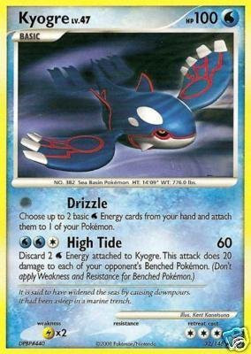 

Pokemon Diamond & Pearl Legends Awakened Single Kyogre 32 Rare(Blue)