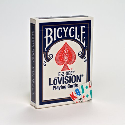 

MAGNIFYING AIDS Bicycle Lo Vision Playingblue Deck(Multicolor)