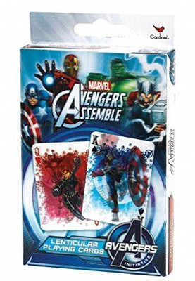 

Marvel Avengers Assemble Lenticular Playing Cards(Multicolor)
