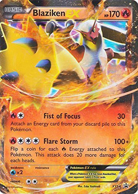 

Pokemon Blaziken Ex Xy54 Foil Holo Promo Xy 54(Orange)