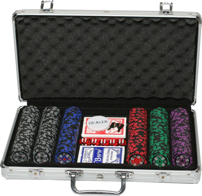 

Sands Inc 300 Denomination Clay Chips Poker Game Set