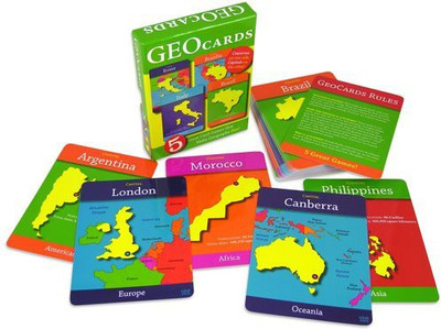 

Geotoys Geos World Educational Geography Learn As You Play(Multicolor)