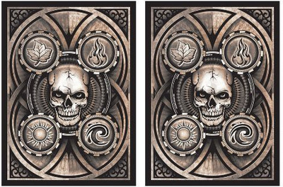 

Legion Supplies 100 Dead Man'S Hand Deck Protectors Matte Finish Sleeves(Brown)