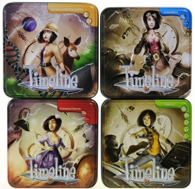 

Asmodee Timeline inventions Discoveries Historical Events(Multicolor)