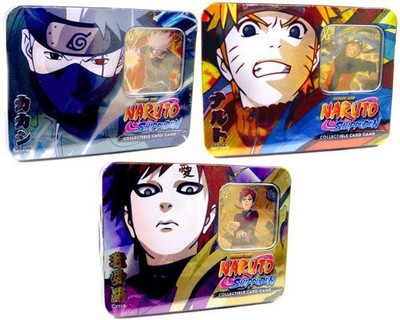 

Naruto Shippuden Set Of 3 Guardian Of The Village Collector Tin(Multicolor)