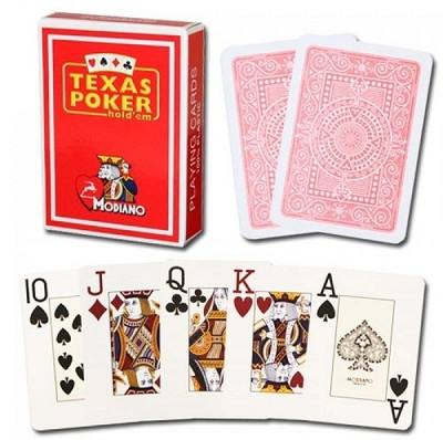 

Modiano Texas Poker Jumbo Red
