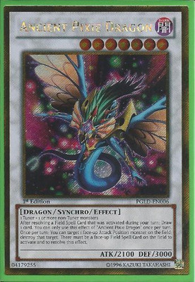 

Yu-Gi-Oh! Ancient Pixie Dragon (Pglden006) Premium Gold 1St Edition(Multicolor)