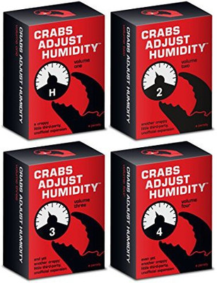 

Vampire Squid Cards Crabs Adjust Humidity 4Pack (Vol 1234)(Red)