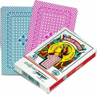 

Fournier 140 Spanish Playing(Blue)(Multicolor)