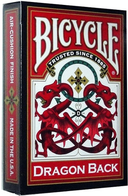 

Bicycle Dragon Back Playing Cards (RED) Edition Poker Magic Deck(Red)