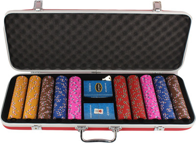 

CasinoKart EPT 500 Europe Professional Clay Poker Chip Set(Red, Black , Green , Blue , White, Gray, Purple , Orange)