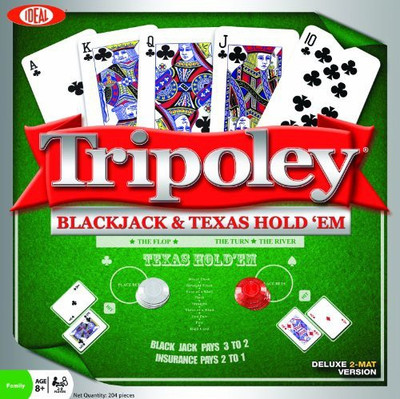 

Ideal Tripoley Black Jack And Texas Hold'Em(Green)