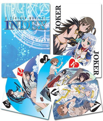 GE Animation A Certain Magical Index Playing Cards(Blue)