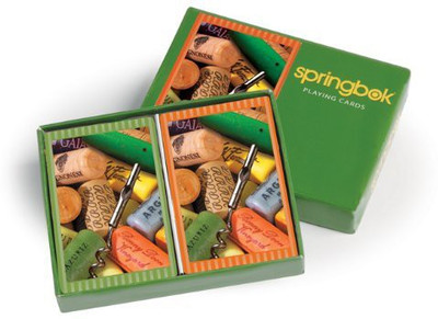 

Springbok Cork Collection Bridge Size Playing 2 Deck Set Standard(Multicolor)