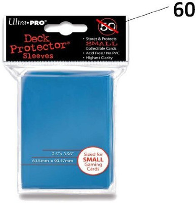 

Ultra Pro Supplies Yugioh Deck Protector Sleeves Light Blue 60 Count(Blue)