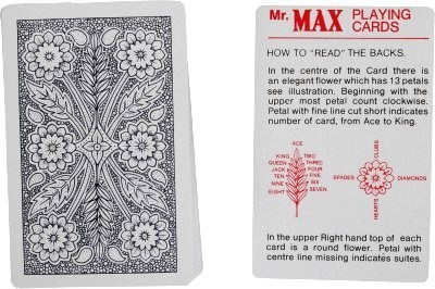 

Out Of Box Spy Magic Playing Cards Best For Flash Duplex Centered Board MMB(Black)