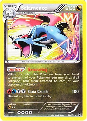 

Pokemon Salamence (64) Plasma Blast Holo(Multicolor)