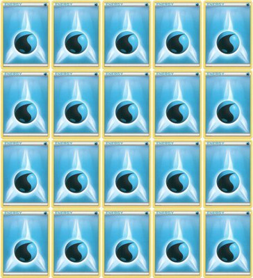 

Pokemon 20 Basic Water Energy(Xy/Black And White Series(Blue)
