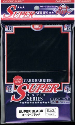 

KMC Sleeves Kmc Kmc 80 Pochettes Barrier Super Series Super Noir(Black)