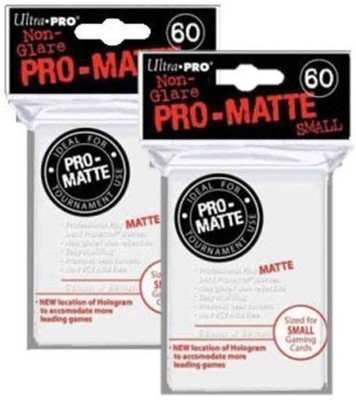 

Ultra Pro Promatte Small (120 Count) White Deck Protector Sleeves(White)