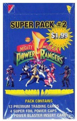 

Saban International Power Rangers Super Pack 2 Trading & Power Caps Box(Blue)
