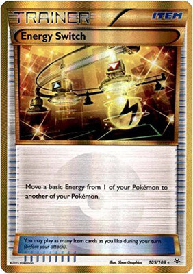 

Pokemon Energy Switch (109/108) Xy Roaring Skies Holo(Multicolor)