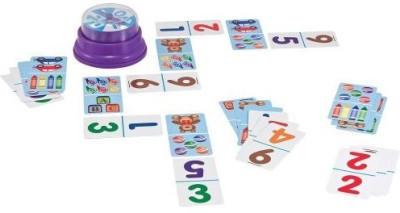 

Melissa & Doug Press And Spin Picture Dominoes(Multicolor)