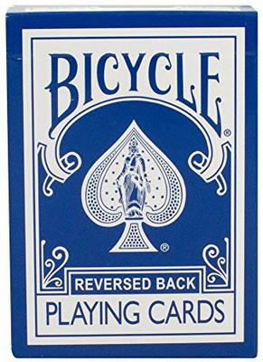 

Magic Makers Bicycle Rider Back Reverse Blue Ice Deck (Generation 2)(Blue)
