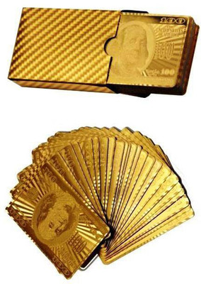

ME&YOU Gold Plated Playing Cards(Gold)